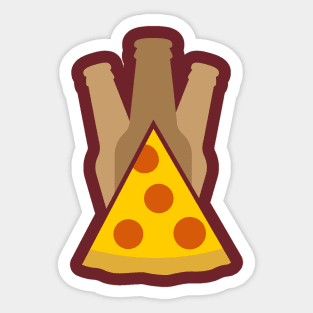 Pizza and Beers Sticker